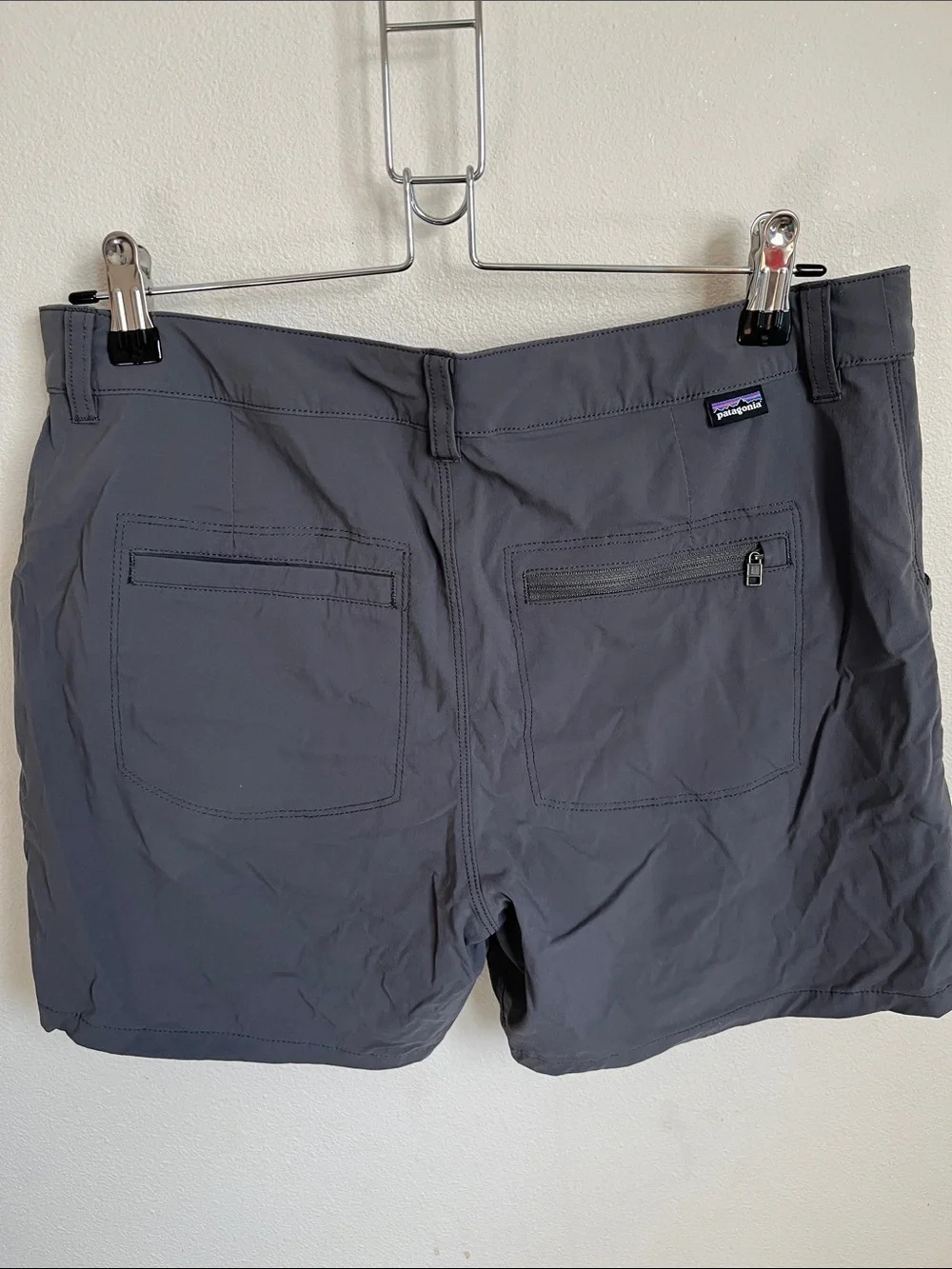Patagonia Charcoal Gray Women's Outdoor Shorts